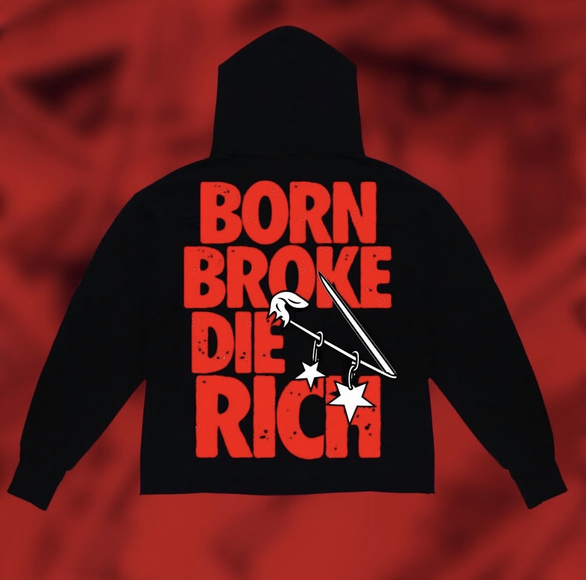 Born broke die rich